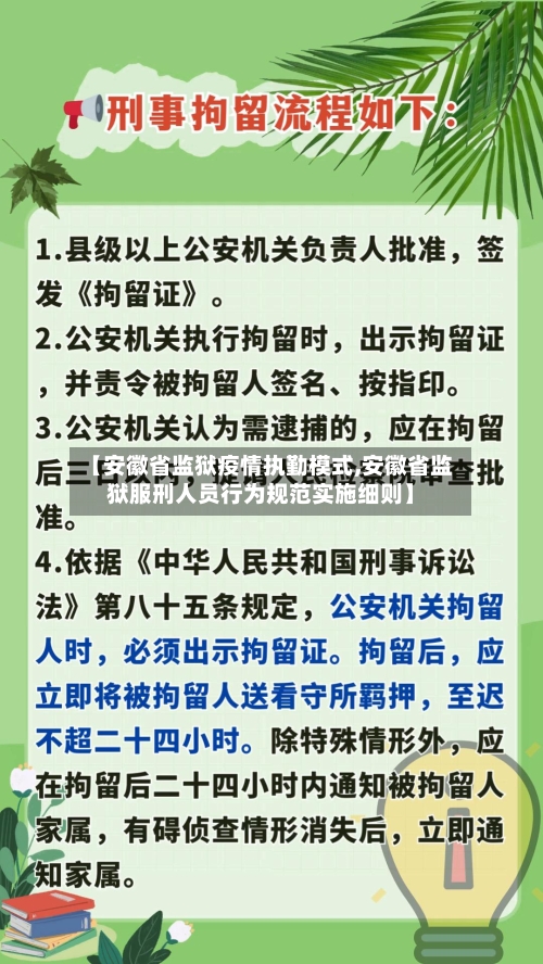 【安徽省监狱疫情执勤模式,安徽省监狱服刑人员行为规范实施细则】-第1张图片