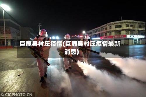 巨鹿县村庄疫情(巨鹿县村庄疫情最新消息)-第2张图片